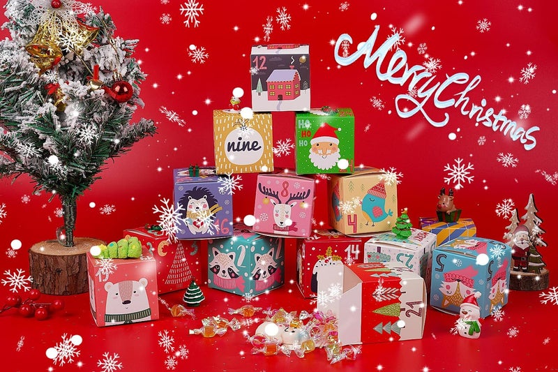 JWSCYSY 25 Pcs DIY Christmas Advent Calendar Boxes - Image 3